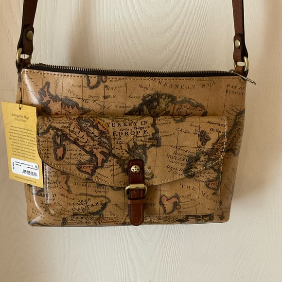 Patricia Nash Bags Patricia Nash World Map Design Shoulder Bag